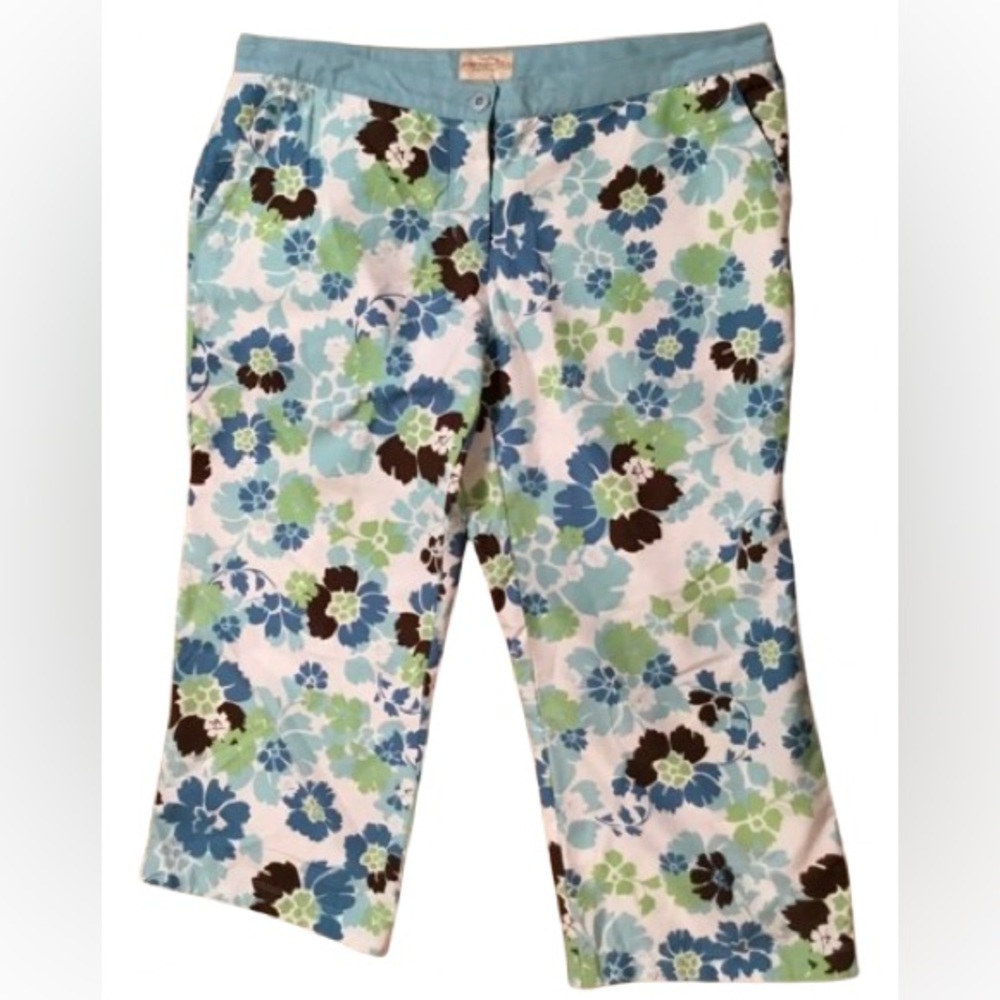 NWT Aventura Arden Capri Pant Bissau Bay Organic Cotton Pants Women’s Size 14